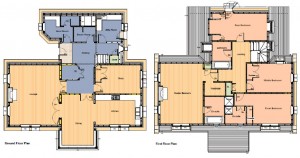 An Cos Floor Plan, luxury highland house, Shieldaig, Scotland